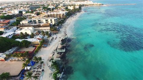 Aerial View Playa Del Carmen Cancun Airport Transportation Blog