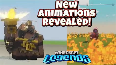 Minecraft Legends New Piglin Boss Animations Revealed Youtube