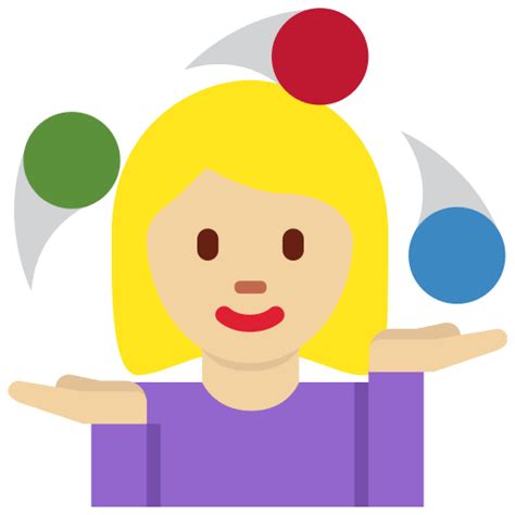 🤹🏼‍♀️ Woman Juggling Emoji With Medium Light Skin Tone Meaning