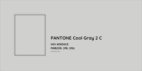 Pantone Cool Gray 2 C Complementary Or Opposite Color Name And Code