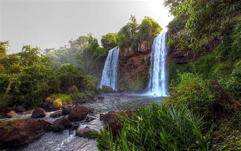 Hd Wallpaper 4k Iguazu Falls Argentina Waterfall Iguazu River