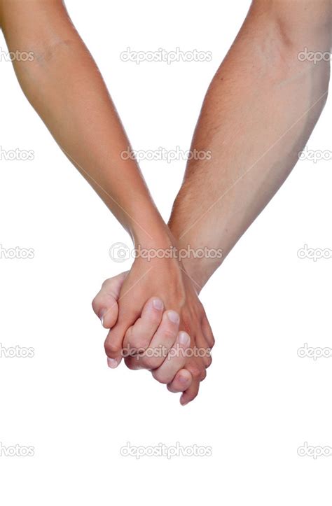 Hands Clasped Of Two Lovers Stock Photo By ©gelpi 32866327