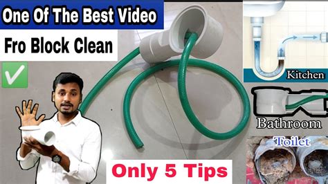 How To Clean Blocked Pipe Easily Unclog A Kitchen Sink Drain