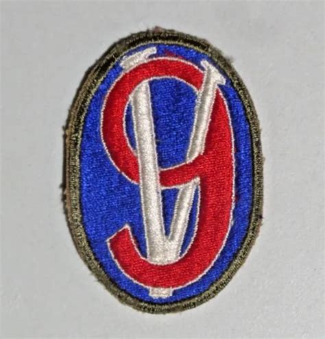 Wwii Us Army Patch 95th Infantry Division Shoulder Sleeve Patch 9 With V A544 1295 Picclick