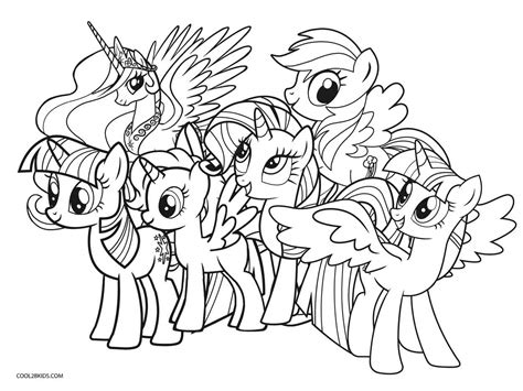 23 fabulous free coloring pages for kids to print. Free Printable My Little Pony Coloring Pages For Kids ...