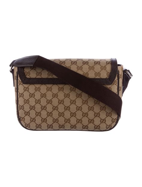 Gucci Gg Canvas Crossbody Bag Handbags Guc149203 The Realreal