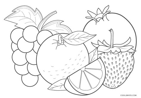 Dibujos De Frutas Para Colorear Cool2bkids