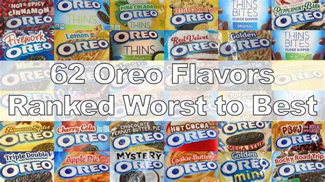 Whats The Best Oreo I Ate 62 Flavors So You Dont Have To Heres How