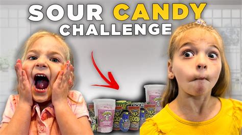 5 Most Sour Candies In The World Kids Extreme Sour Candy Challenge