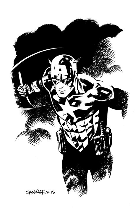 Captain America By Chris Samnee Cool Art Marvel Art Comic Art