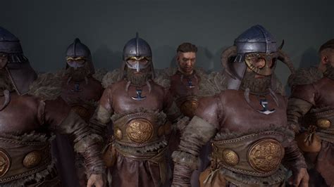 Artstation Viking Warriors Characters Pack Game Assets