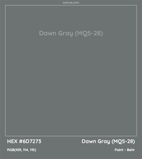 Dawn Gray Mq5 28 Complementary Or Opposite Color Name And Code