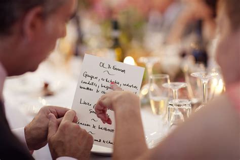 Wedding wishes and messages for when someone you know is getting married. Hand Written Wedding Breakfast Menu Photography ©Maxwell ...