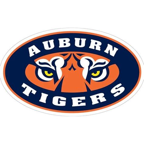 Aub Auburn 3 Tigers Eyes Decal Alumni Hall