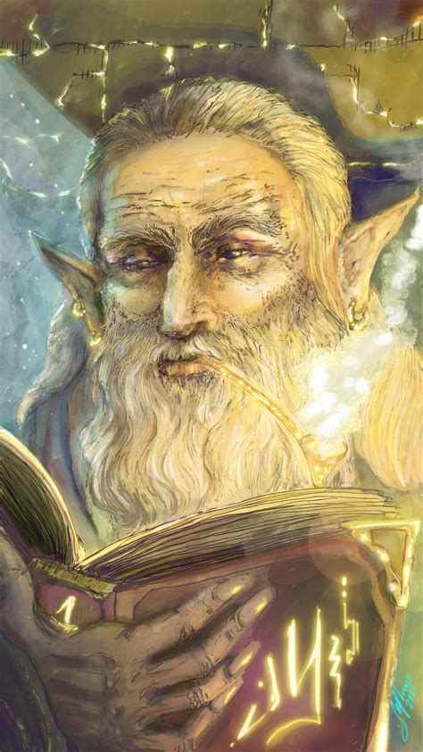 Wise Old Wizard By Sophoenix On Deviantart