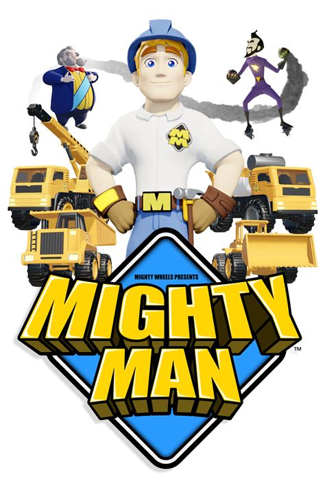 Mighty Man Cartoon Mighty Wheels