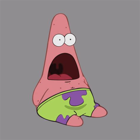 Squidward tentacles spongebob squarepants patrick star mr. Surprised Patrick - Meme - Hoodie | TeePublic