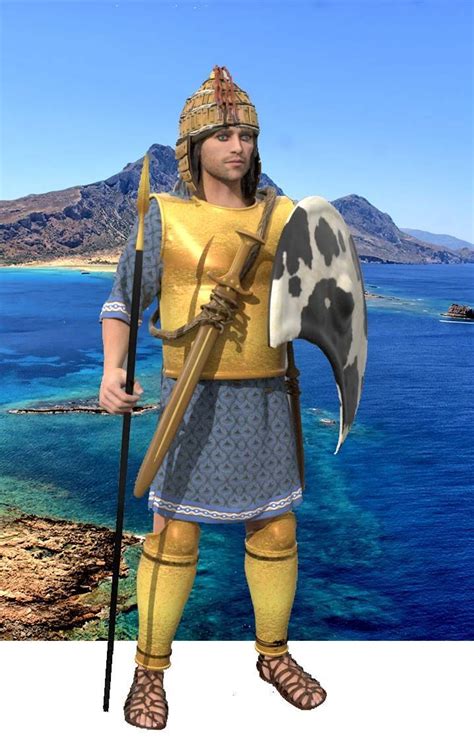Aegean Warrior Ancient Civilizations Ancient Greece Bronze Age