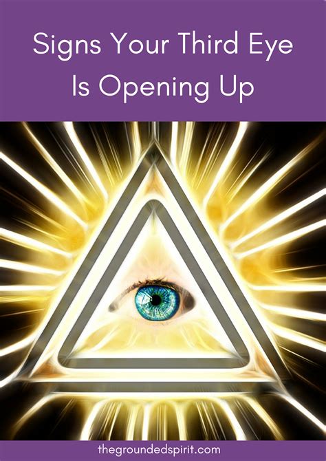 Third Eye Vision - Signs Your Third Eye Is Opening | Opening your third eye, Third eye opening 