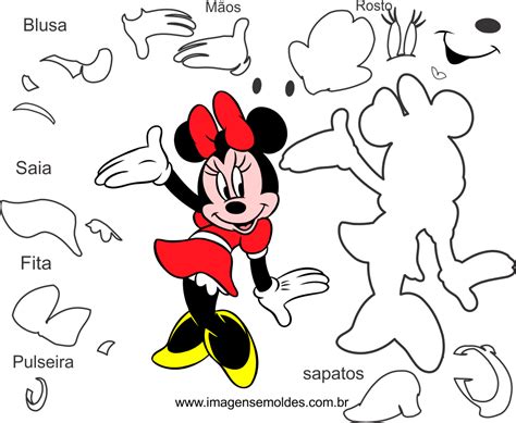 Moldes De Minnie Minnie Mouse Uno De Los Personaje De Dibujos Images