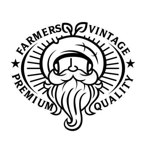 Logo Farmers Vintage Stock Vector Illustration Of Farm 271968459