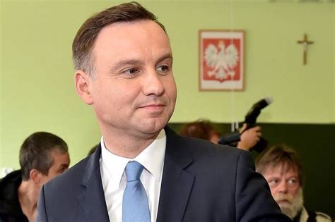 Andrzej duda, kandydat na prezydenta rp. President Andrzej Duda van Polen (mei 2015 - heden).