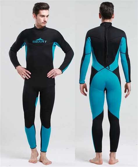 Mens Wetsuit 3mm Premium Neoprene Wetsuit For Diving Wet Suit Full Body Sports Skins Full