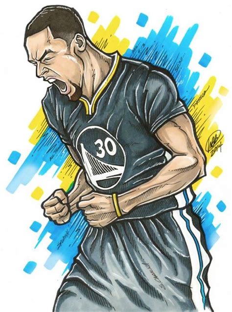 Stephen Curry Pure Passion Illustration Hooped Up Stephen Curry