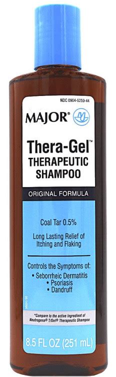 Major Thera Gel Coal Tar Shampoo 85 Fl Oz Medicated For Dandruff