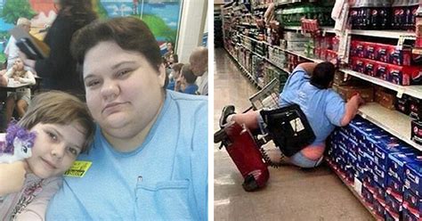 Obese Woman Who Falls In Walmart Fights Back After A Photo Of Her Went