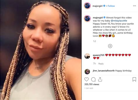 Snatched Sis Tiny Harris Birthday Wish To Niece Gets Sidetracked