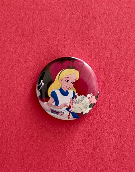 Pin Pin Alice In Wonderland Etsy
