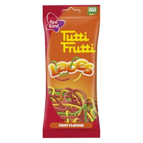 Želé Tkaničky Laces Tutti Frutti Red Band Levně Kupicz