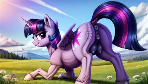 Rule 34 1girls Ai Generated Alicorn Bent Over Crotchboobs Equine