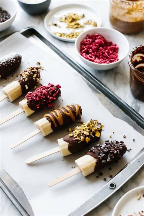 Chocolate Covered Bananas Are Frozen Bananas Dipped In Melted Chocolate