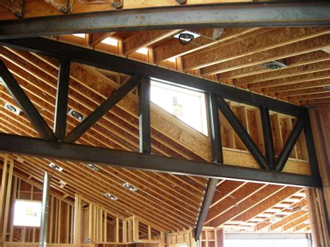 Steel Truss Design For Custom Home Evstudio