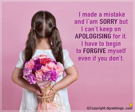 And it's ironic too coz what we tend to do is act on what they say and then it is that way. Sorry Messages, Sorry Message, SMS or MSG - Dgreetings