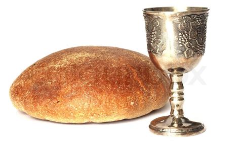 Wine And Bread For Holy Communion Stock Image Colourbox