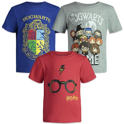 Boys Harry Potter Hogwarts Boys Raglan T Shirt Novelty Criminal Justice