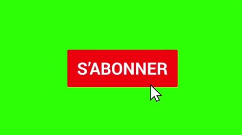 Bouton Sabonner Youtube Fond Vert Youtube