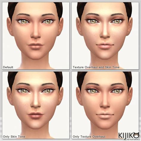 Skin Tones Glow Edition And Texture Overhaul At Kijiko