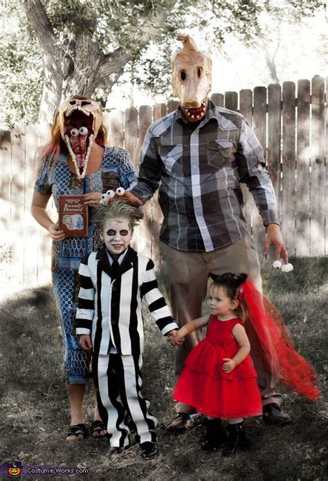 Our beetlejuice costumes are available in both male and female versions, so anyone can dress as the cult movie classic. Beetlejuice Family - Halloween Costume Contest at Costume ...