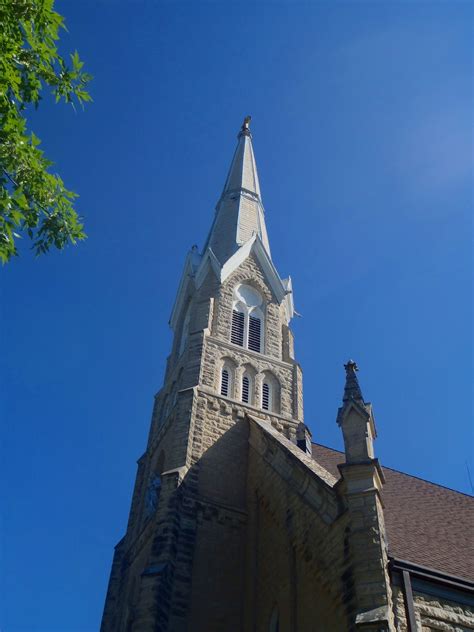 Spire, St. Joseph Catholic Church, Flush, Kansas Catholic Churches, St