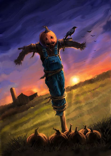 Scarecrow Halloween Scarecrow Halloween Images Illustration