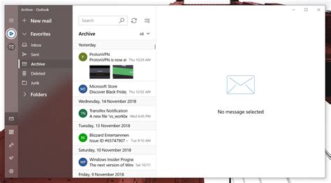 Windows Mail App Got A New Ui Rwindows10