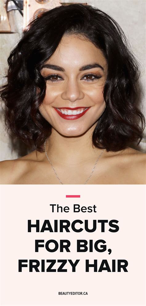 The Best Haircuts For Big Frizzy Hair Haircuts For Frizzy Hair Frizzy Hair Tips Frizzy