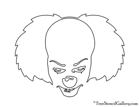 Pennywise Pumpkin Pattern It Pennywise The Clown Stencil Free St