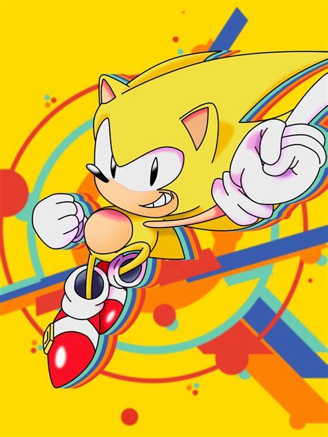 Yellow Sonic Wallpapers Wallpaper Cave