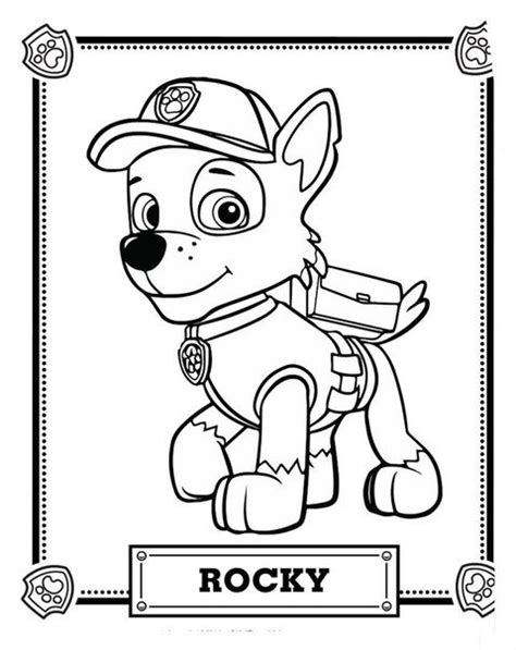 Chase, marshall, zuma, skye, rubble and rocky believe that no job is too big, no pup is too small. Pin by Ágnes Csapó on coloring | Paw patrol coloring pages ...