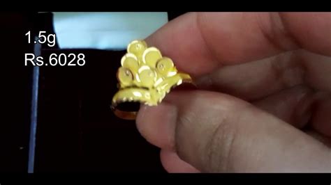 15 Grams Gold Ring Designlatest Gold Ring Design Youtube